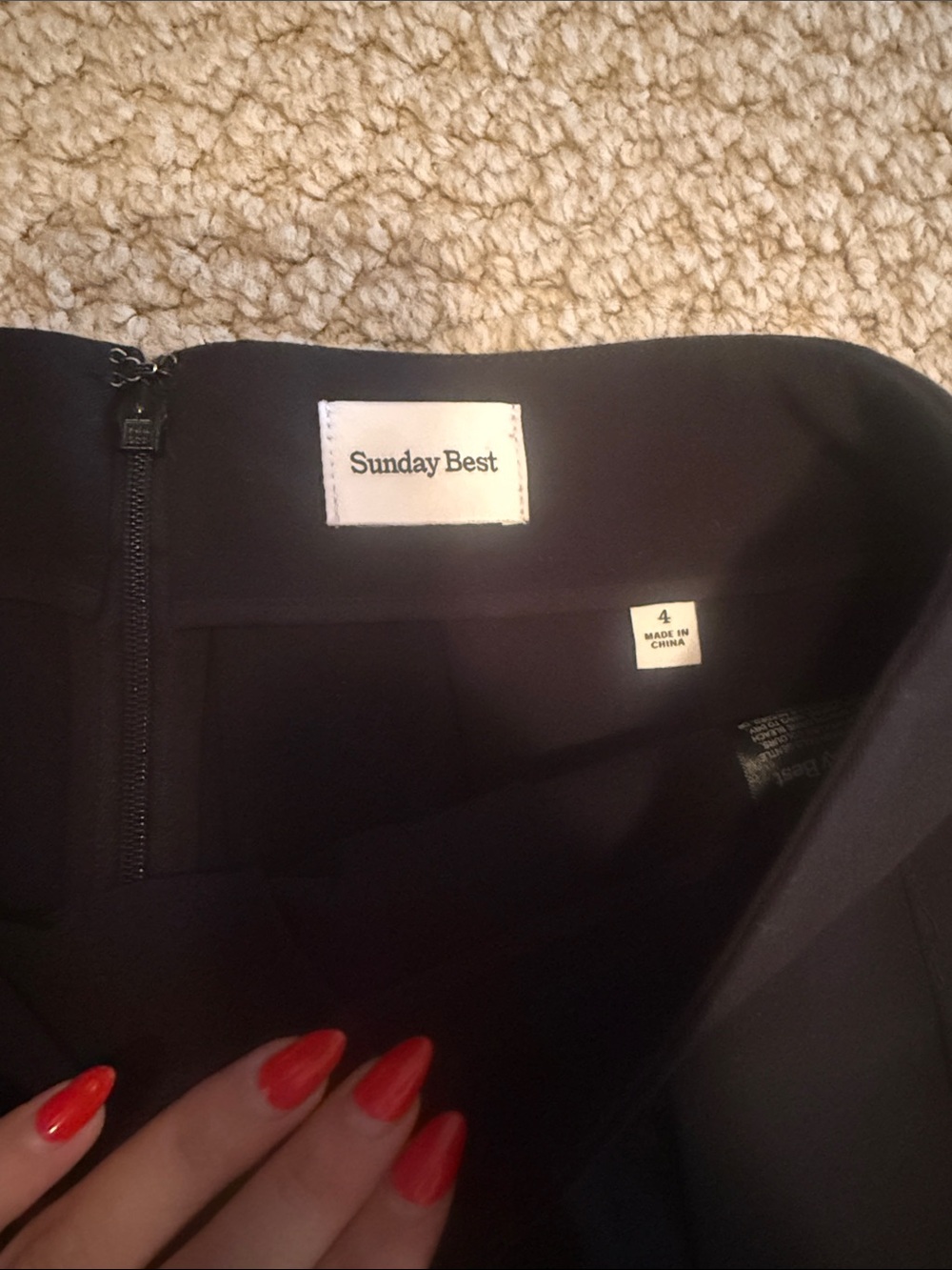 Aritzia Sunday Best pleated mini skirt - Picture 3 of 5